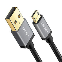 Carica l'immagine nel visualizzatore di Gallery, UGREEN Cavo Micro USB Ricarica Rapida 2.4A, in Nylon 1M, Nero - Ilgrandebazar