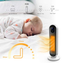 Carica l'immagine nel visualizzatore di Gallery, Termoventilatore Ceramica con Telecomando, PTC Riscaldatore Elettrico... - Ilgrandebazar
