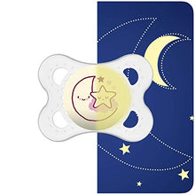 Carica l'immagine nel visualizzatore di Gallery, MAM 523322 - Ciuccio "Night" in silicone per bambine da 0 a 6 mesi, Rossa - Ilgrandebazar