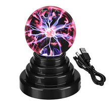 Carica l'immagine nel visualizzatore di Gallery, Luce della sfera al plasma Globo USB Night Touch Sensitive Lightning /... - Ilgrandebazar