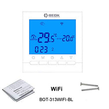Carica l'immagine nel visualizzatore di Gallery, Beok BOT-313 Wifi Per Programmabile Caldaia A Gas Cablata Termostato, Con... - Ilgrandebazar