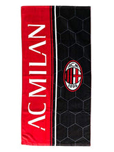 Carica l'immagine nel visualizzatore di Gallery, A.C. Milan Telo Mare, Rosso-Nero, 70x140