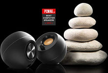 Carica l'immagine nel visualizzatore di Gallery, Sistema di altoparlanti desktop moderno Creative Pebble con Nero