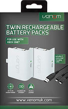 Carica l'immagine nel visualizzatore di Gallery, Venom Rechargeable Battery Twin Pack - Bianco (Xbox One) - [Edizione: Regno...