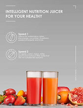 Carica l'immagine nel visualizzatore di Gallery, Centrifuga Frutta e Verdura Aicok Estrattore di Succo a Freddo con Argento - Ilgrandebazar