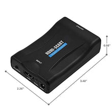 Carica l'immagine nel visualizzatore di Gallery, HDMI a SCART convertitore adattatore to 1080p a SCART,...