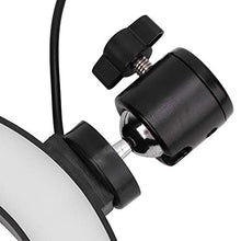 Carica l'immagine nel visualizzatore di Gallery, EBTOOLS Lampada da tavolo per trucco con anello fotografia, 6 pollici...