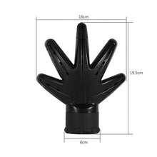 Carica l'immagine nel visualizzatore di Gallery, Delaman plastica a forma di mano per capelli con diffusore ugello... - Ilgrandebazar