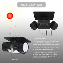 Carica l'immagine nel visualizzatore di Gallery, Luce Solare LED Esterno, GIANTARM Lampade Solari da Esterno con 1 pack - Ilgrandebazar