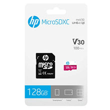 Carica l'immagine nel visualizzatore di Gallery, HP microSDXC U3 A1 - Scheda di memoria flash ad alta velocità, con 128 GB