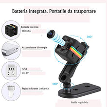 Carica l'immagine nel visualizzatore di Gallery, Mini Telecamera Spia Nascosta con Micro sd 32GB, Full HD 1080P Microcamera...