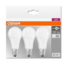 Carica l'immagine nel visualizzatore di Gallery, Osram Base CLAS a Lampada LED E27, 14 W, Set of 3/14 Luce Bianca Fredda - Ilgrandebazar