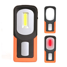 Carica l'immagine nel visualizzatore di Gallery, Lampada da lavoro Ricaricabile Lampade di ispezione Torcia LED COB Arancione - Ilgrandebazar