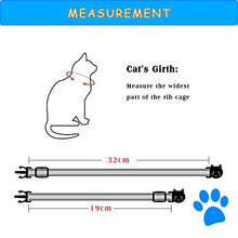 Carica l'immagine nel visualizzatore di Gallery, Collare per Gatti, Collari Gattini con Sonaglio, Regolabile e...