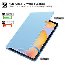 Carica l'immagine nel visualizzatore di Gallery, ZtotopCase Custodia per Samsung Galaxy Tab S6 Lite, Cover Magnetica Azzurro