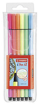 Carica l'immagine nel visualizzatore di Gallery, Pennarello Premium - STABILO Pen 68 - Astuccio da 6 - Custodia neon 6 - Ilgrandebazar
