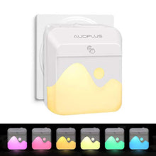 Carica l'immagine nel visualizzatore di Gallery, AUOPLUS Multicolore LED Luce Notturna Bambini Lampada da Presa RGB... - Ilgrandebazar