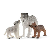 Carica l'immagine nel visualizzatore di Gallery, Schleich-2542472 Mamma Lupa con Cuccioli, 42472 multi-colored