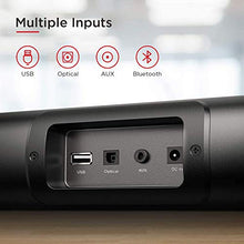 Carica l'immagine nel visualizzatore di Gallery, BOMAKER Tapio I Mini Soundbar Bluetooth 5.0 Wireless, 16'' con Grigio argento