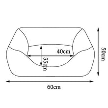 Carica l'immagine nel visualizzatore di Gallery, Dibea Cuccia letto per cani 60 x 50 cm (L x L, dimensioni esterne), Grigio - Ilgrandebazar