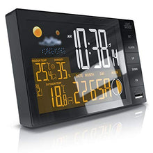 Carica l'immagine nel visualizzatore di Gallery, CSL-Computer 72303394787 Stazione meteorologica Radio, Nero, 4,3 Zoll - Ilgrandebazar