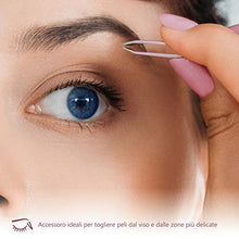 Carica l'immagine nel visualizzatore di Gallery, FT&amp;SC Set di 3 Pinzette per Sopracciglia Professionali Appuntite, Oblique e...