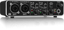 Carica l'immagine nel visualizzatore di Gallery, Behringer U-PHORIA UMC202HD interfaccia audio 2x2 USB 24 BIT e 192 Khz con... - Ilgrandebazar