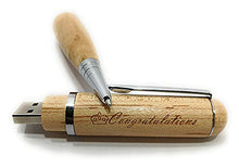 Carica l'immagine nel visualizzatore di Gallery, Penna Regalo Originale in Legno Multifunzione USB 32Gb, per: Laurea,...