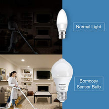 Carica l'immagine nel visualizzatore di Gallery, Bomcosy Lampadina LED E27 Sensore di Movimento a Bianco Caldo 3000k - Ilgrandebazar
