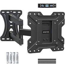 Carica l'immagine nel visualizzatore di Gallery, Eono by Amazon - Supporto TV da Parete Girevole 17"-39" / Braccio Singolo