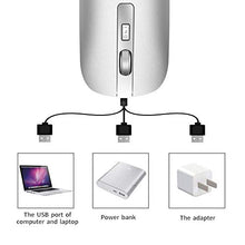 Carica l'immagine nel visualizzatore di Gallery, GeekerChip Mouse Bluetooth,Mouse Wireless 1.Argento Bluetooth