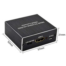 Carica l'immagine nel visualizzatore di Gallery, Ozvavzk HDMI Audio Extractor,4Kx2K to 4Kx2K 3.5mm Extractor - Ilgrandebazar