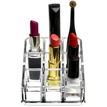 Carica l'immagine nel visualizzatore di Gallery, Acrylicase acrilico trucco e rossetto organizzatore, 9 slot per schede,... - Ilgrandebazar