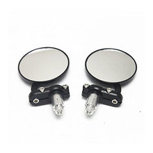 Carica l'immagine nel visualizzatore di Gallery, KKmoon 22mm Black Motorcycle Round 7/8"Bar End Rearview Side Specchi per... - Ilgrandebazar