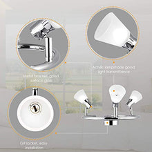 Carica l'immagine nel visualizzatore di Gallery, Albrillo Faretti LED da Soffitto Orientabili - 3 Lampadine G9 5 3 faretti