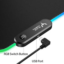 Carica l'immagine nel visualizzatore di Gallery, BLADE HAWKS Tappetino Mouse Gaming, RGB Gaming per di Grande...