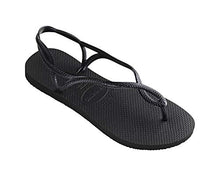 Carica l'immagine nel visualizzatore di Gallery, Havaianas Luna, Sandali Donna 39/40 EU, Nero Black 0090