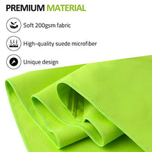 Carica l'immagine nel visualizzatore di Gallery, Eono by Amazon - Asciugamano in Microfibra, XXL - 200cm x 100 cm, Verde