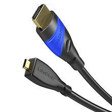 Carica l'immagine nel visualizzatore di Gallery, KabelDirekt 2m Cavo Micro HDMI, compatibile con (HDMI 2.0a/b 2.0/1.4a,