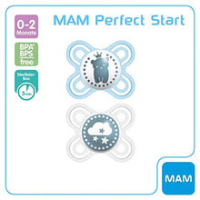 Carica l'immagine nel visualizzatore di Gallery, MAM Perfect Start 70584711 - Ciuccio in silicone, 0-2 mesi, previene le... - Ilgrandebazar