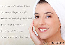 Carica l'immagine nel visualizzatore di Gallery, Splendora acido glicolico al 70% - pro pelle a buccia - alleggerimento della pelle, Age Defying, cancellare le rughe, pori dilatati, cicatrici da acne - Ilgrandebazar