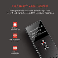 Carica l'immagine nel visualizzatore di Gallery, 16GB Registratore vocale digitale professionale,registratore con FM e...