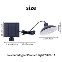 Carica l'immagine nel visualizzatore di Gallery, Jolicobo Solar Lampada da Soffitto Hanging Lamp 2 Modalità Coprilampada - Ilgrandebazar