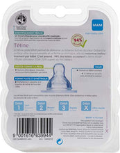 Carica l'immagine nel visualizzatore di Gallery, Mam - Set di tettarelle anatomiche, per flusso lento, in silicone, 2 pz,... - Ilgrandebazar