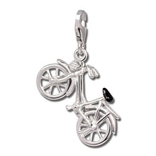 Carica l'immagine nel visualizzatore di Gallery, SilberDream FC690 Ciondolo in argento 925 a forma di bicicletta, argento... - Ilgrandebazar