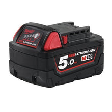 Carica l'immagine nel visualizzatore di Gallery, Batteria Milwaukee M18B5 5.0Ah Rossa Ioni Di Litio Black - Ilgrandebazar