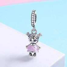Carica l'immagine nel visualizzatore di Gallery, Ciondolo in argento sterling 925 a forma di coppia sposata da Ragazza - Ilgrandebazar