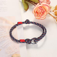 Carica l'immagine nel visualizzatore di Gallery, sailimue 5 Pezzi Nautico Corda Bracciali Marine per Uomo Donna Handmade...