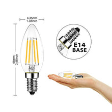 Carica l'immagine nel visualizzatore di Gallery, Lampadine di Filamento a LED E14 – 6,5 W C35 6.5W 2700K-6 Pezzi