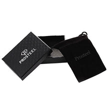 Carica l'immagine nel visualizzatore di Gallery, PROSTEEL Uomo Bracciale a Catena Cubana Incisione, Acciaio Argento - Ilgrandebazar
